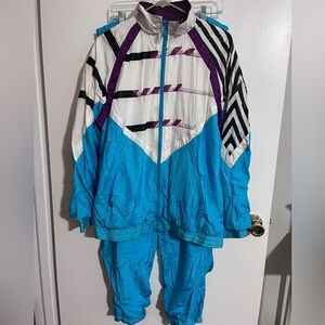 Vintage 80’s 90’s Women’s L tracksuit Windbreaker Halloween